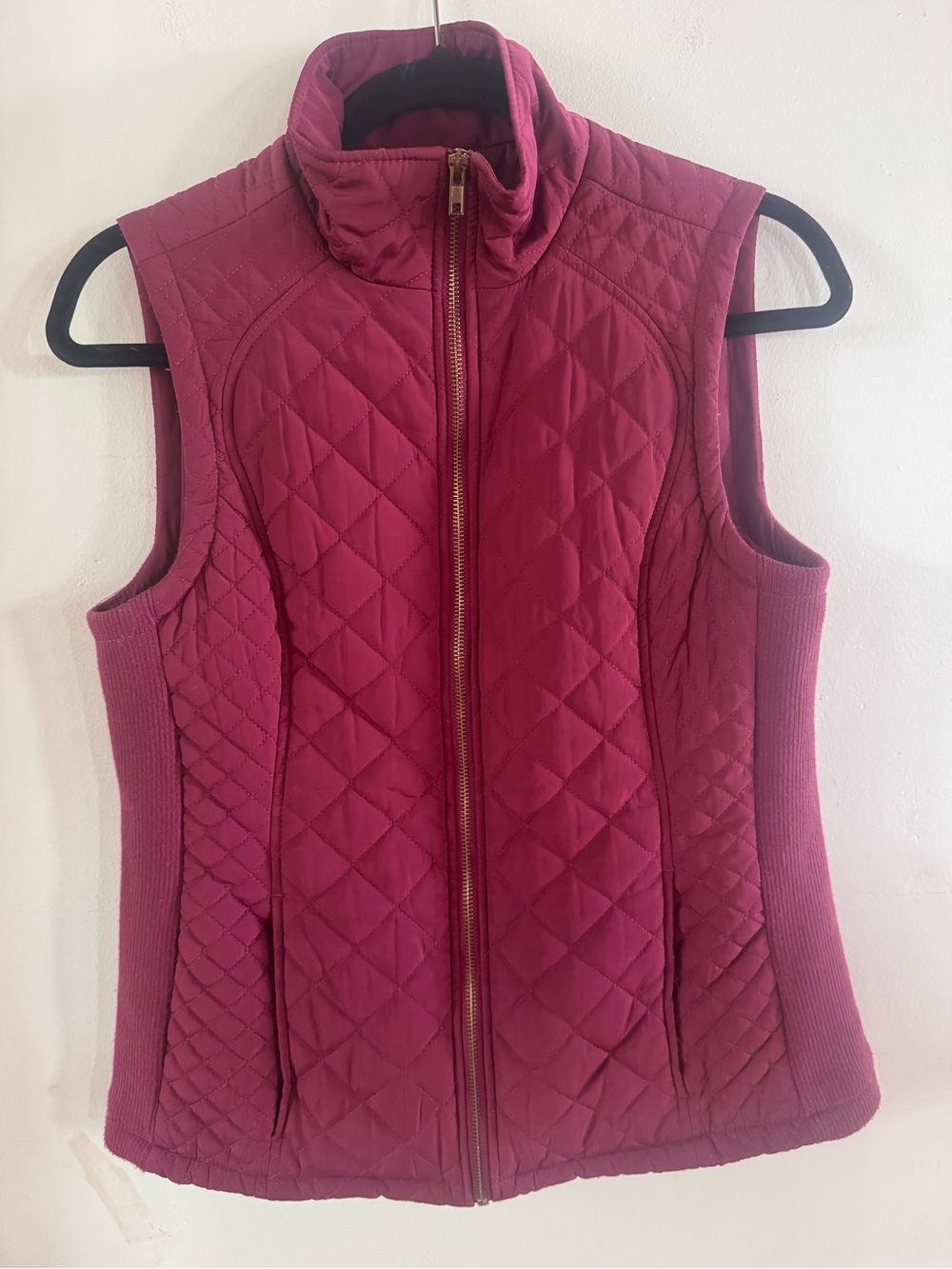 Aspen Women’s S Quilted Vest Chic Preppy Travel Comfort Activewear